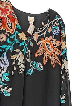 Floral Print Flowy Blouse