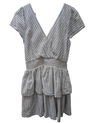Striped Ruffle Mini