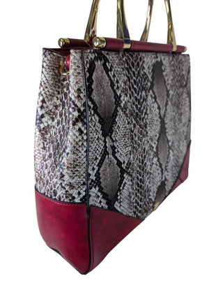 Faux Snake Tote