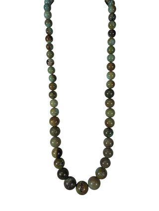 Graduated Turquoise Bead Necklace