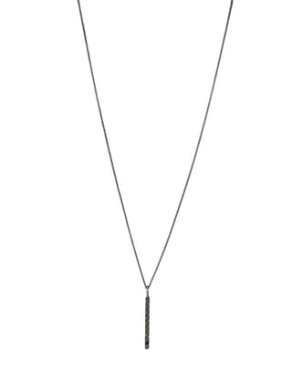 Sterling Bar Pendant Necklace