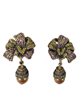 Fashion Crystal Clip Earrings