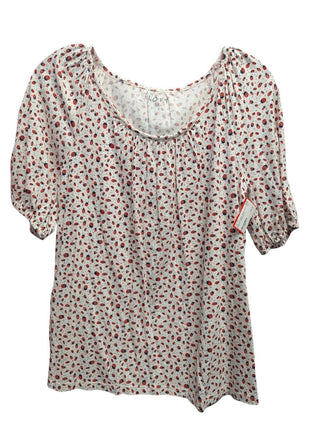 Short Sleeve Print Pullover