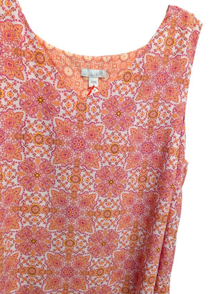 Sleeveless Print Pullover