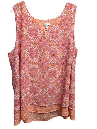 Sleeveless Print Pullover