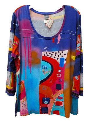 NWT Long Sleeve Urban Print Tee