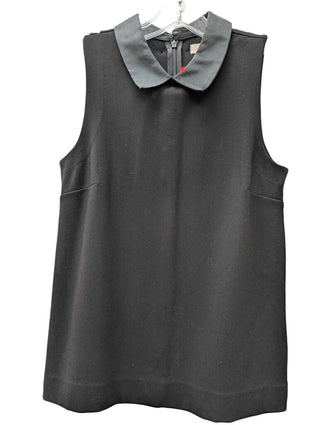 Collared Heavy Knit Tank Blouse