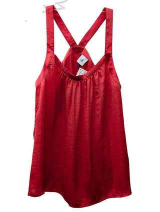 Halter Neck X Back Silky Blouse Tank