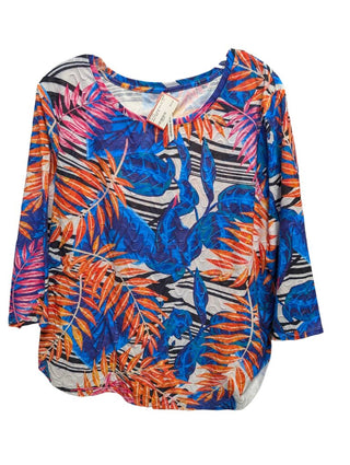 scoop neck 3/4 sleeve