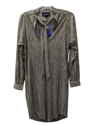 NWT Long Sleeve Metallic Short Sheath