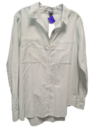 NWT Striped hemp button down