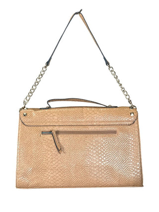 Faux Leather Top Handle