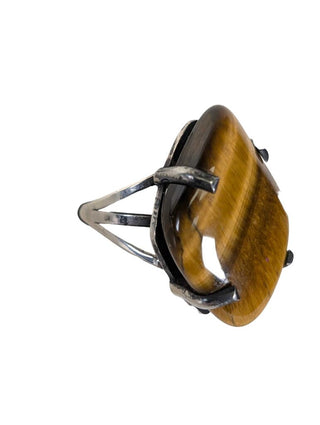 Sterling Tiger Eye Ring