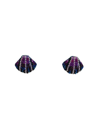 Sterling Plate Shell Earrings
