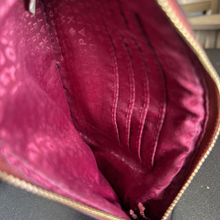 Saffiano Leather Wristlet