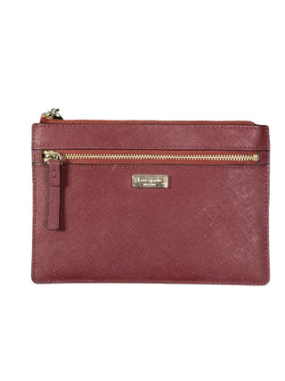 Saffiano Leather Wristlet