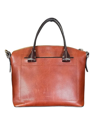 (AS IS NO STRAP) Pebbled Leather Satchel