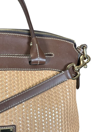 (AS IS) Woven Engraved Satchel w/Strap