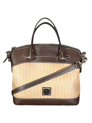 (AS IS) Woven Engraved Satchel w/Strap