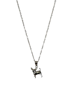 Sterling Chihuahua Necklace
