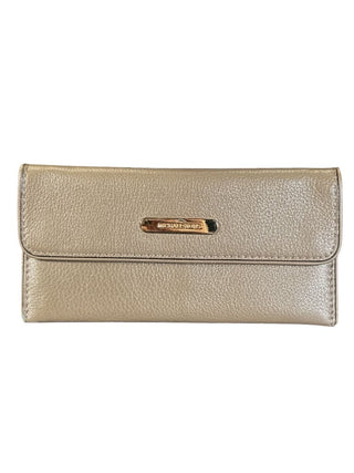 Pebbled Leather Envelope Flap Wallet