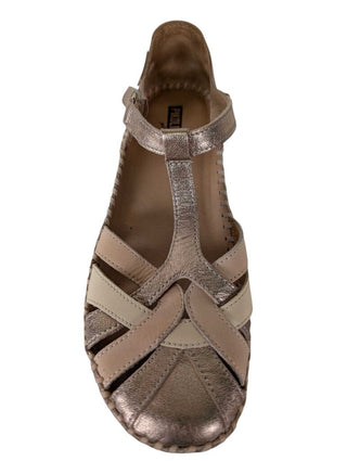 Vallarta Semi Open Strappy Metallic w/ Velcro