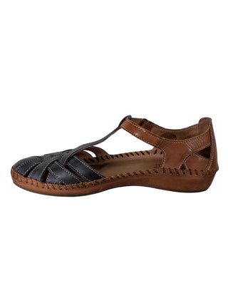 Vallarta Semi Open Strappy 2 Tone w/ Velcro