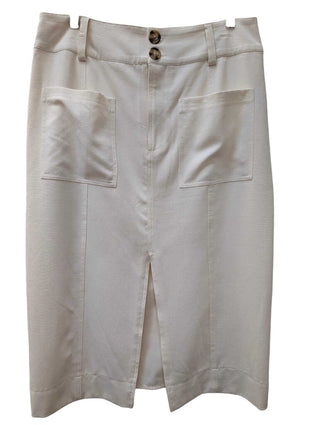 Front Slit Knee Length Pencil