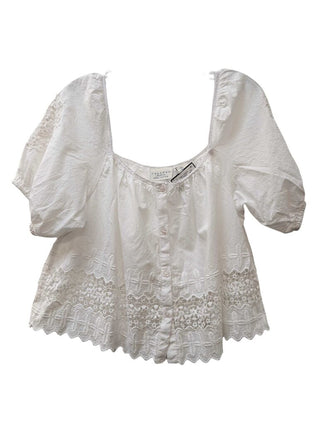 LUXURY 2 PIECE Lacey & Embroidered Shirt/Shorts Set