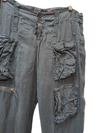 Straight Leg Front/Back Cargo Pockets