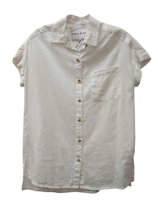 Short Sleeve Button Up Pocket