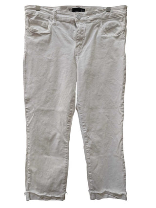 Crop Straight Leg Distressed Cuff