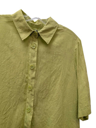 Linen Short Sleeve Button Up