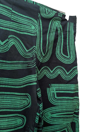 Anthropologie Wide Leg Abstract Squiggle Pant