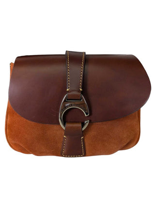 Derby Florentine Small Saddle Crossbody 2 Tone