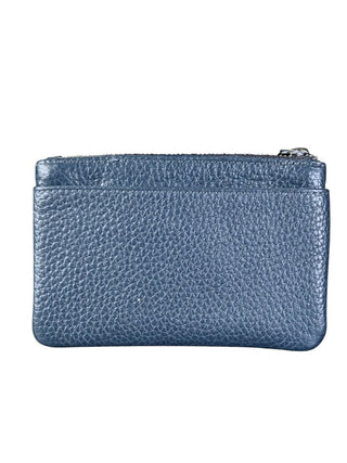 Zip pouch pebbled leather