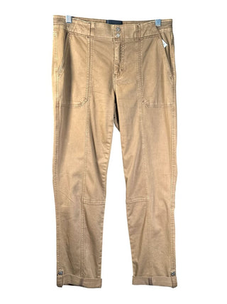 Mid rise straight crop