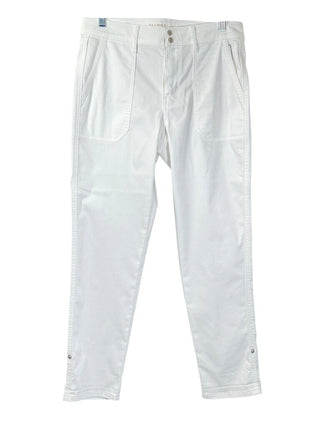 Zip front tapered leg