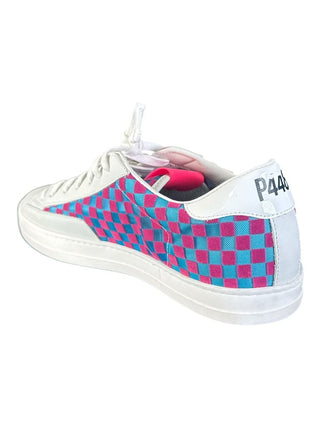 john checkered lace up