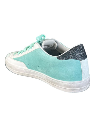 John suede/glitter lace up