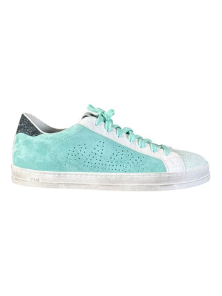 John suede/glitter lace up
