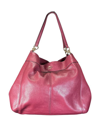 Lexy pebbled leather shoulder bag