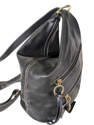 Faux Leather Backpack