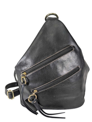 Faux Leather Backpack