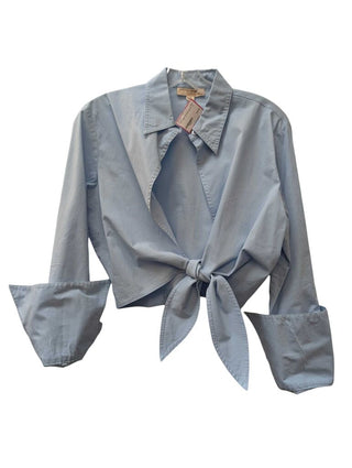 Poplin Tie-Front