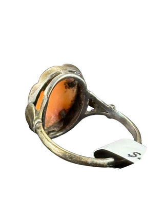 Vintage Sterling Cameo Ring