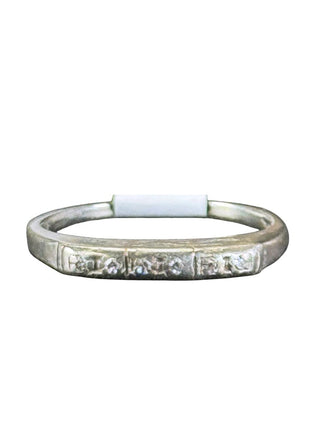 14K White Gold Diamond Ring