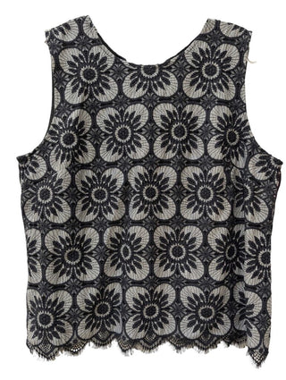Lace Sleeveless Blouse