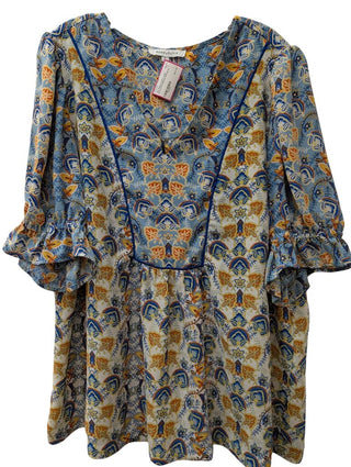 Long Sleeve Print Blouse