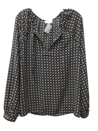 Long Sleeve Print Blouse